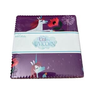 Riley Blake Designs Uni The Unicorn - 42 Piece 5” Stacker - SEALED - 5-9980-42